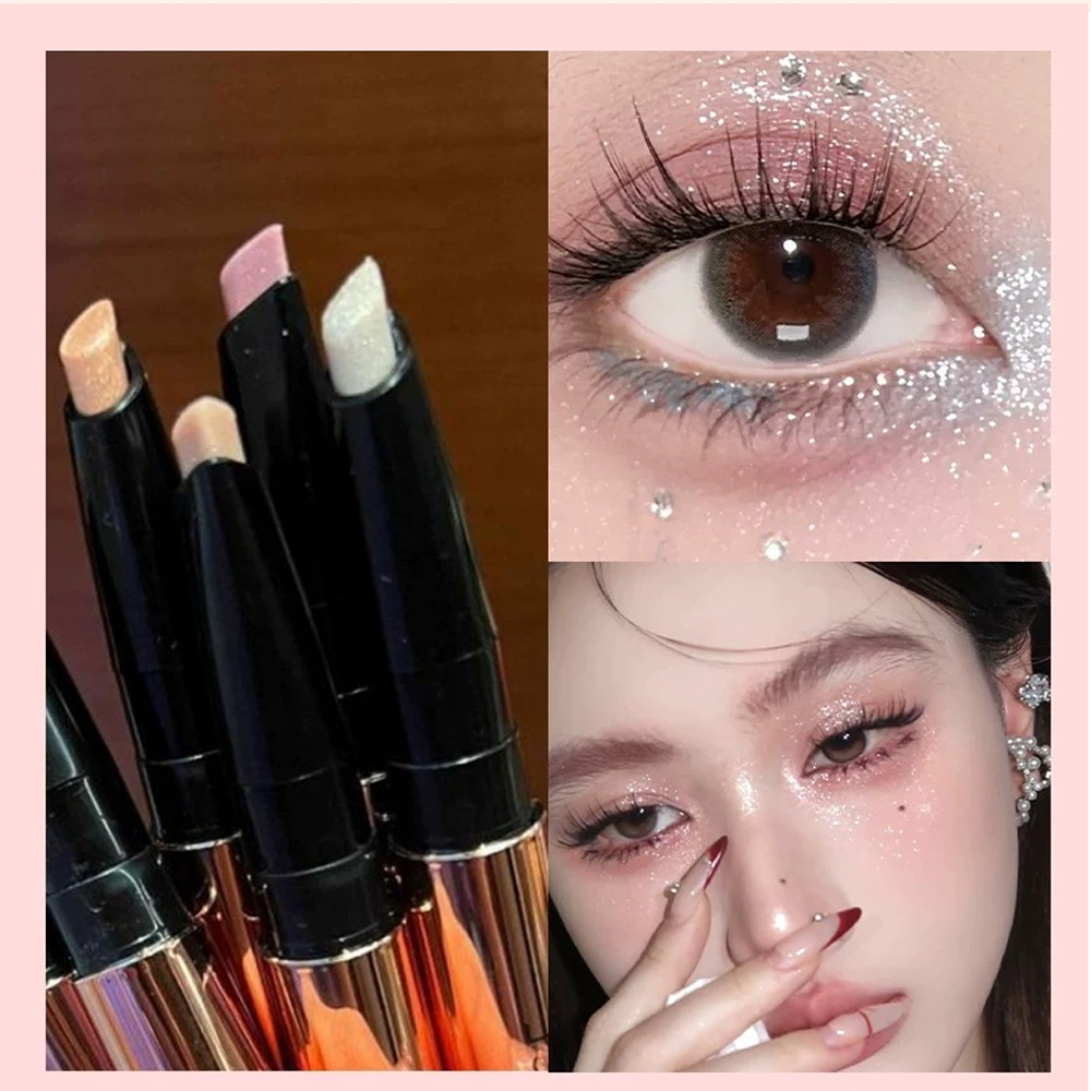 HERORANGEพาเลทอายแชโดว์ 3สี อายแชโดว์แท่ง อาย คัลเลอร์ พาเลต อายแชโดว์ ไฮไลท์แต่งหน้าตา  ติดทนนาน