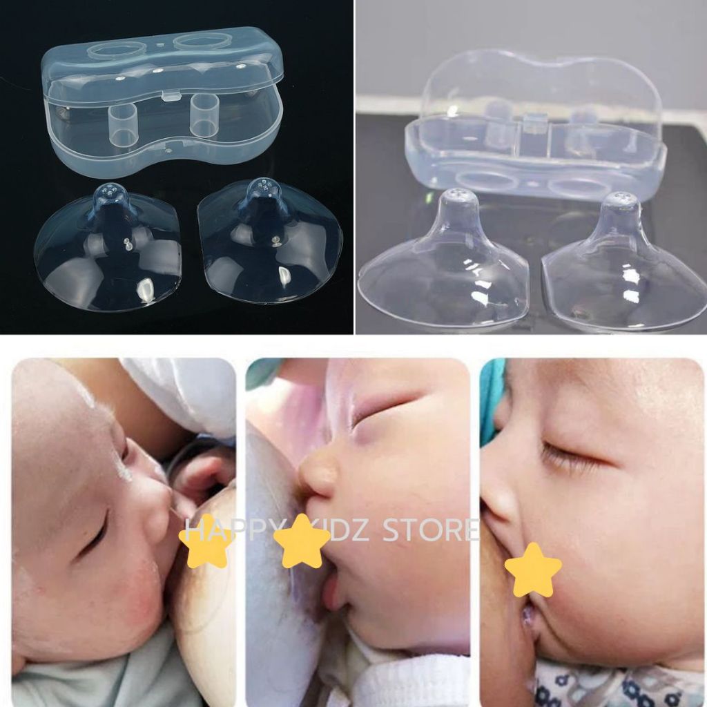 BD014ซิลิโคนครอบหัวนม (2 ชิ้น แถมฟรีกล่องเก็บ ) ซิลิโคนกันหัวนมแตก