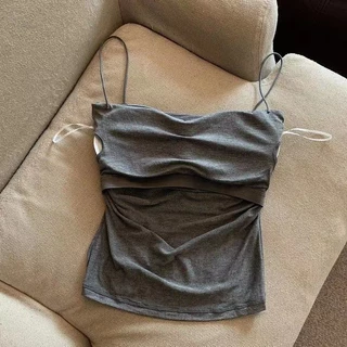 เสื้อกล้าม สวมใส่ด้านนอก ความงามกลับ บราทั้งหมดในหนึ่งเดียว เซ็กซี่ด้านบน ข้างใน