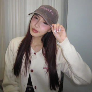 Sistersfabric - Sistersfabric Cap หมวกแก๊ป ปักฟ้อนท์เขียน สีฟอก