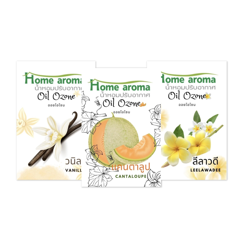 Oil ozone น้ำหอมอโรม่าสำหรับใส่เครื่องพ่นไอน้ำ มี 2 ขนาด 35มล. และ 85มล.