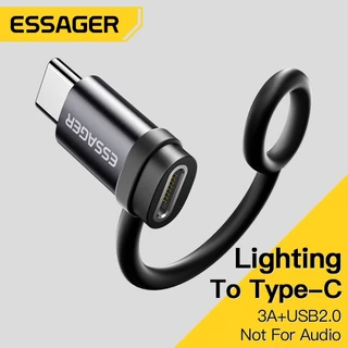 Essager 3A OTG Adapte Type-C to L to Type-C Aluminum Shell 480Mbps โอนถ่ายข้อมูล ชาร์จเร็ว