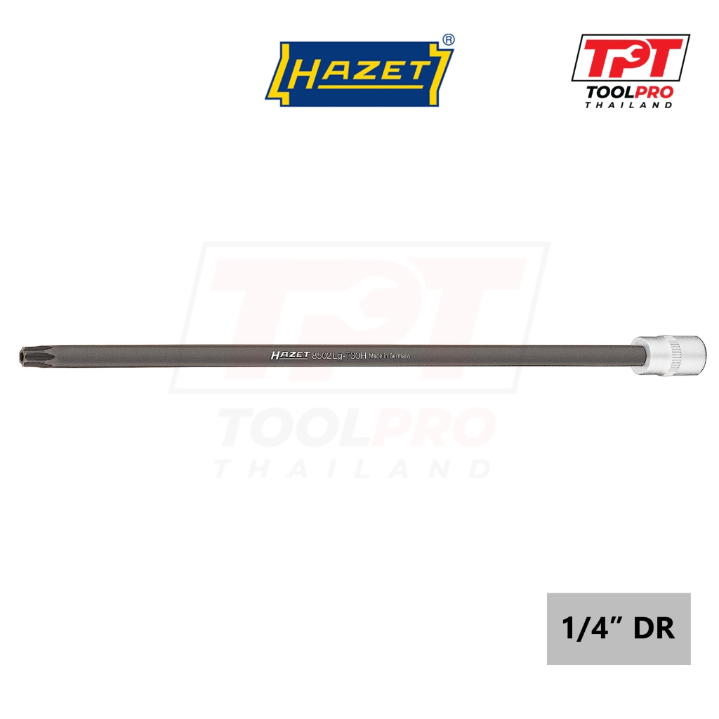 Hazet ลูกบล็อก Torx T30H 1/4" พิเศษสำหรับ BMW/Mini EGR N47, N57, B37, B47, B57 (8502LG-T30H)