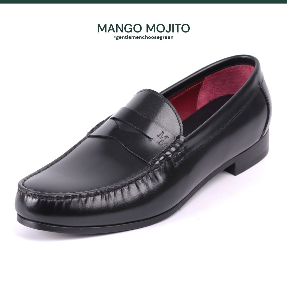 [Pre-Order] MANGO MOJITO รองเท้ารุ่น Formal Penny Loafer สี Black