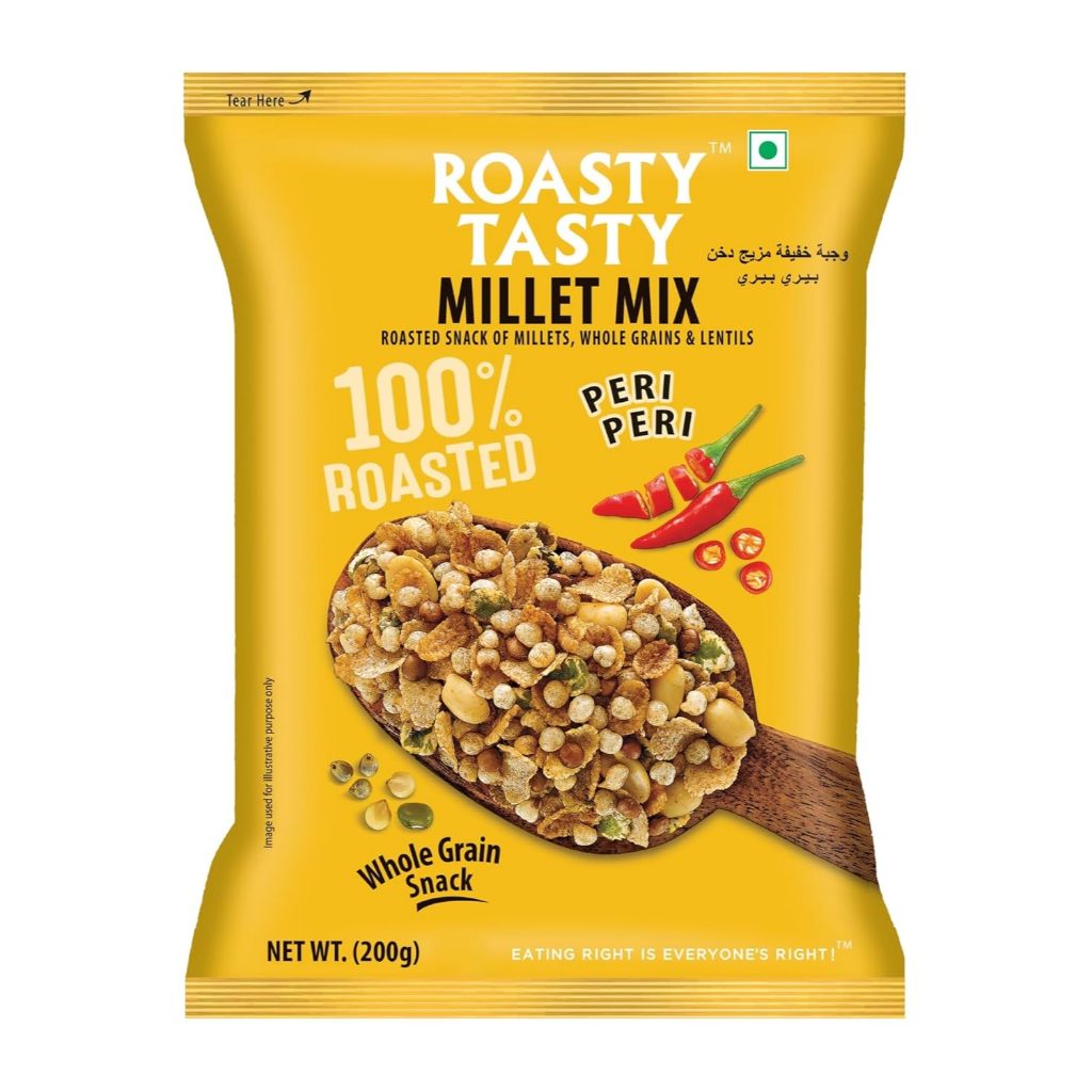Roasty Tasty Millets Mix ถั่ว ข้าวฟ่าง ธัญพืชอบกรอบ
