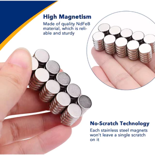 10ชิ้น แม่เหล็กนีโอไดเมียม 10x3มิล กลมแบน 10*3มิล Magnet Neodymium 10x3mm แม่เหล็ก ขนาด 10*3mm แม่เหล็กแรงสูง