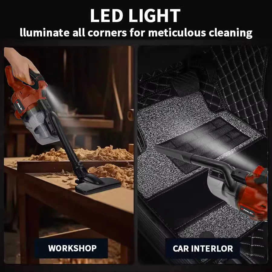 🔥มีสต็อก🔥 CANLIDI เครื่องดูดฝุ่น ไร้สาย MT-21V โวลท์ รุ่น CID-300-V (Lithium-ion Vacuum Cleaner ) thumbnail 5