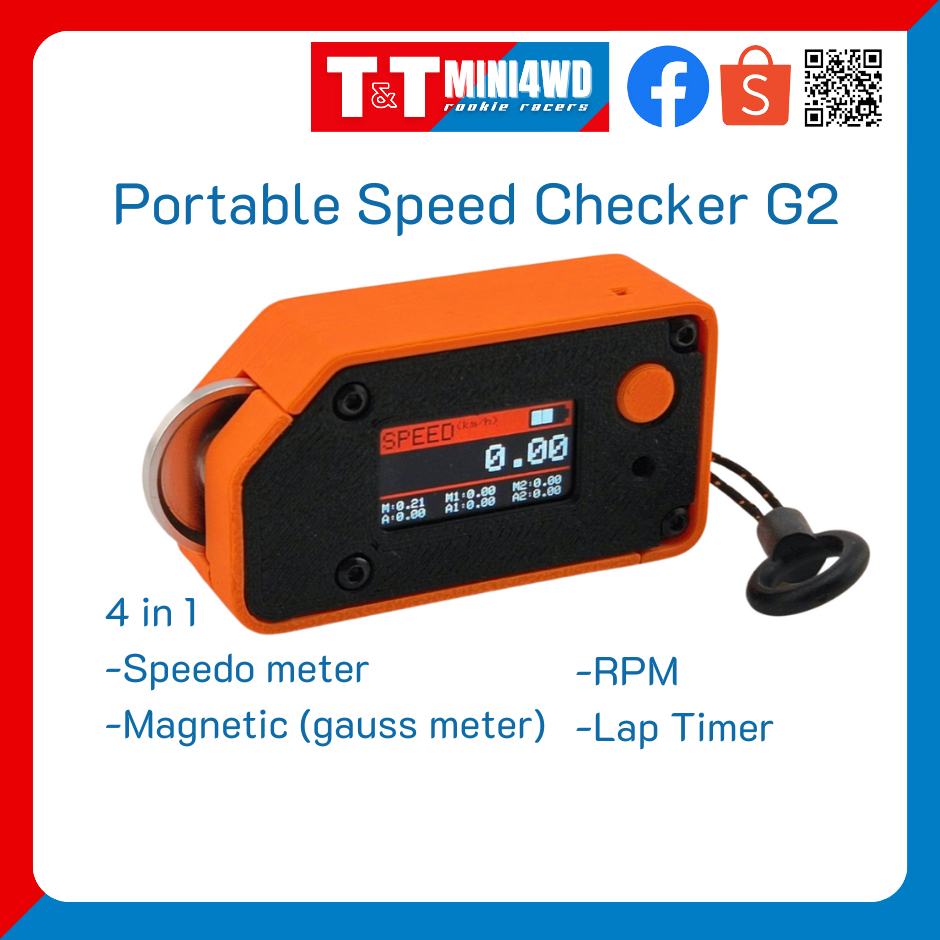 MINI4WD Portable speed checker G2 (4in1)