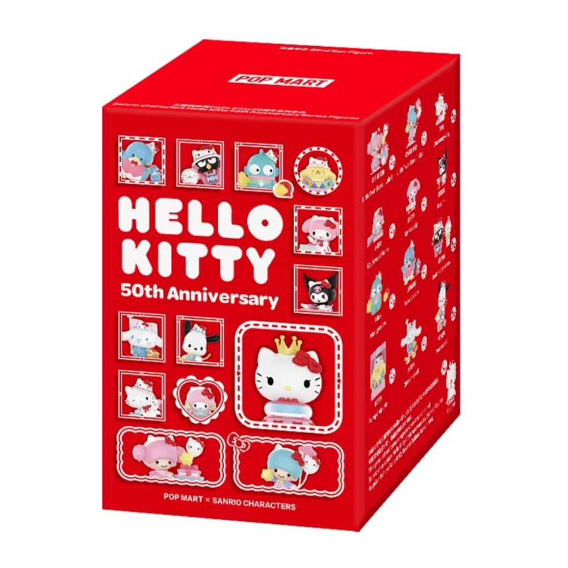 (พร้อมส่งแบบระบุตัว) POP MART Sanrio characters Hello Kitty 50th Anniversary Series