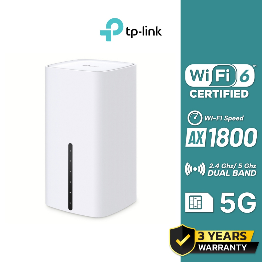 TP-LINK 5G AX1800 Wireless Dual-Band Gigabit Wi-Fi 6 Router รุ่น NX200