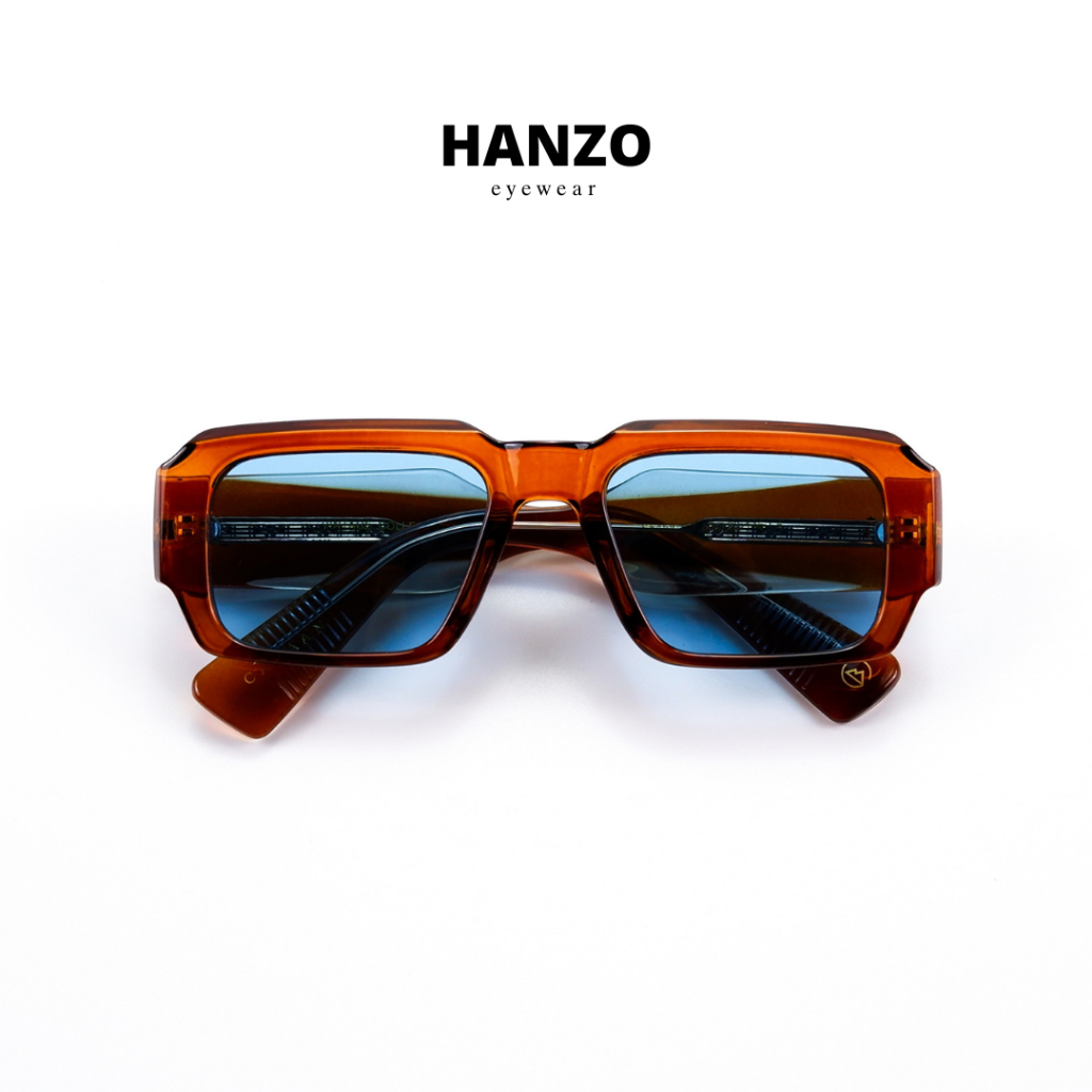 แว่นตากันแดด สไตล์วินเทจ แว่นกันแดดUV400 แบรนด์ Canaan รุ่น 5458 (มีบริการตัดเลนส์สายตา)