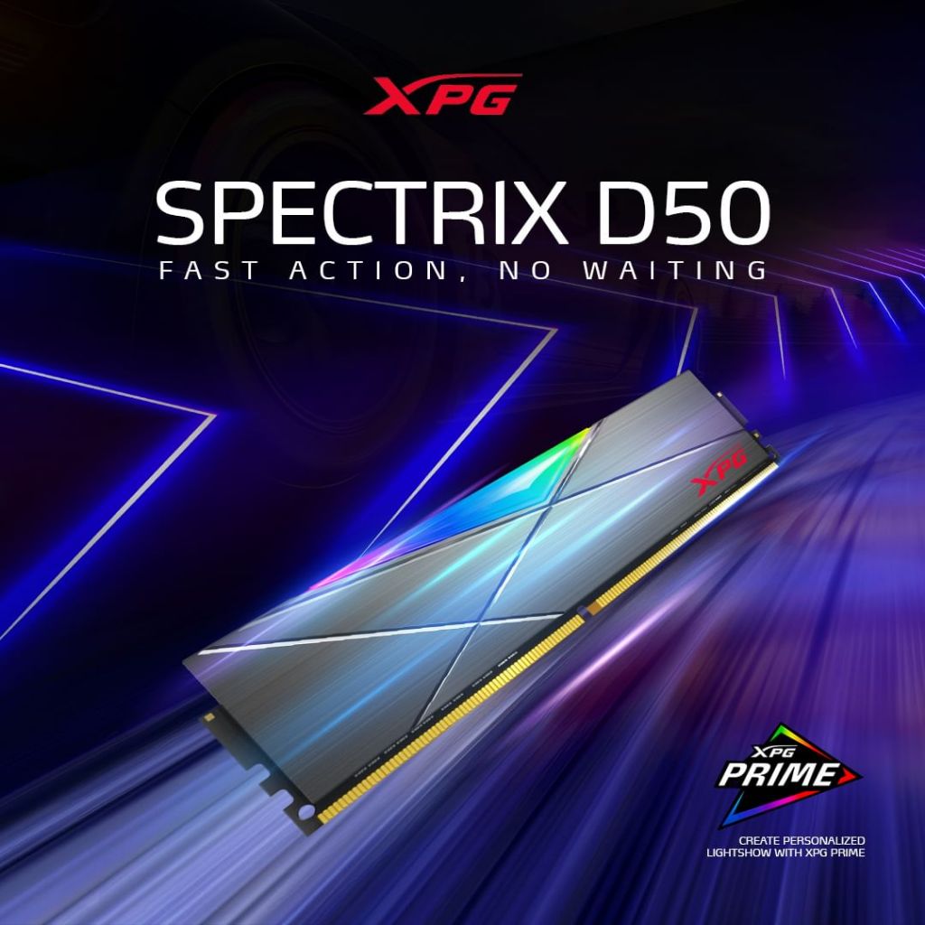 ส่งด่วน+โค้ดลด แรม DDR4 RGB 16GB 3200MHz ซิ้งอลูหรู สินค้าใหม่ XPG SPECTRIX D50 8GBx2 RAM DT50