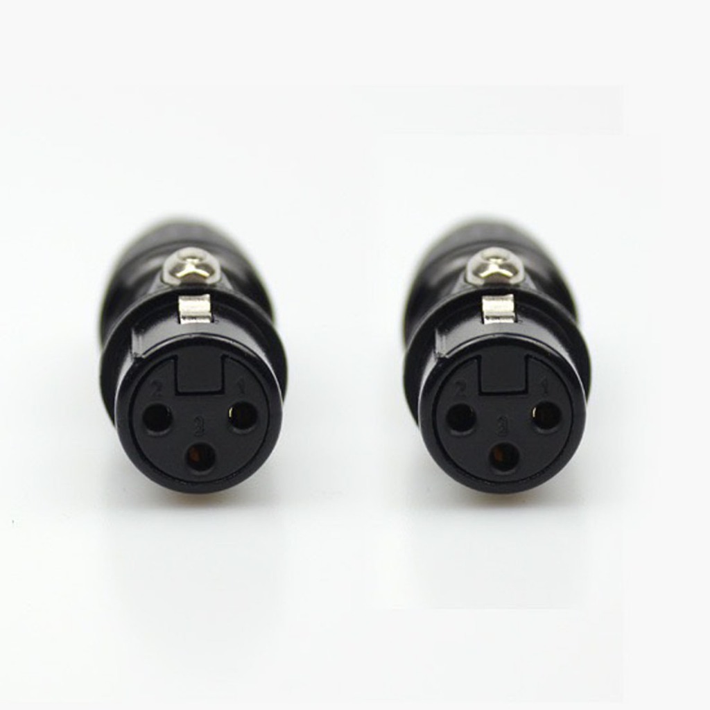 หัวแจ็ค XLR Male-Female (ตัวผู้-เมียเลือกได้)connector 3pin ของแท้100% CANON ตัวผู้และตัวเมีย สำหรับประกอบสายสัญญาณเสียง