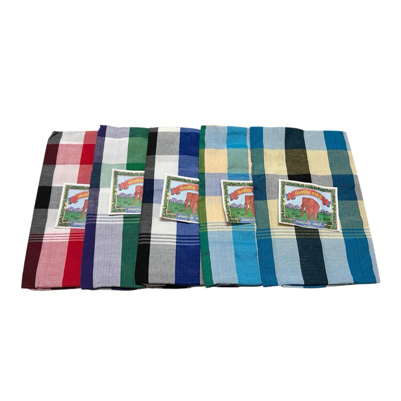 ผ้าขาวม้า บ้านไร่ ราชบุรี ขนาด 85×175 ซม.