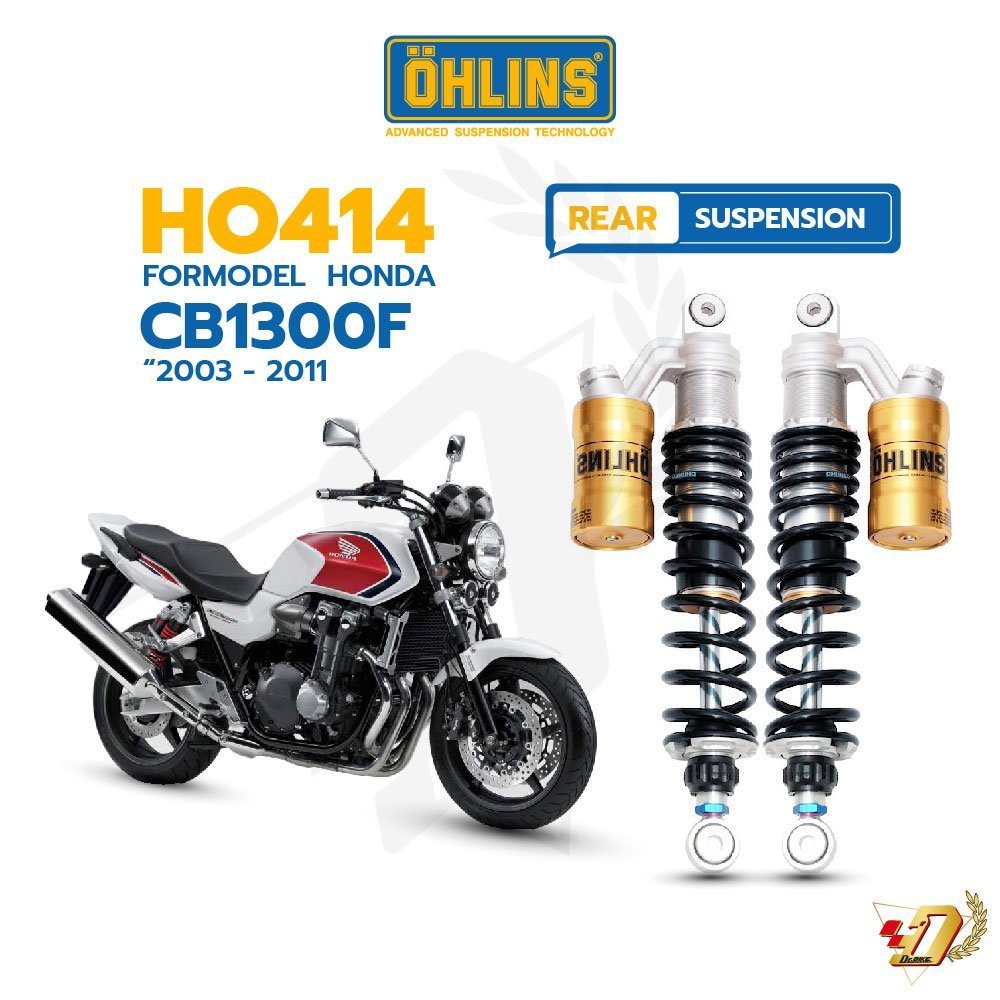 (365 +8/-2mm)โช๊คหลัง OHLINS HO414 สำหรับ HONDA CB1300F/S /Kawasaki ZRX1100ของแท้ รับประกัน2ปีเต็ม