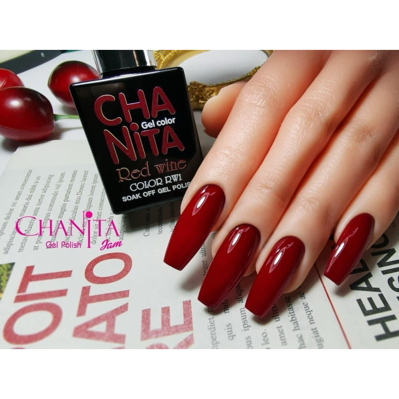 CHANiTA RED COLOR ♥️RED WiNE COLOR  สีแดงรหัส RW1