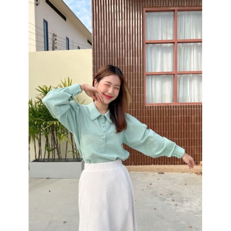 Amile Mellow: Green tea frappe top