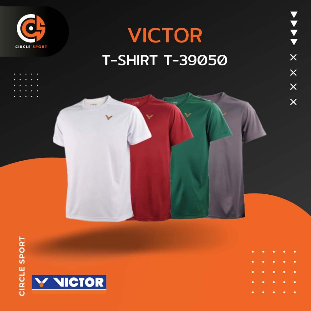 เสื้อแบดมินตัน Victor Shirt T-39050 เสื้อออกกำลังกาย (สินค้าลิขสิทธิ์แท้ 100%)