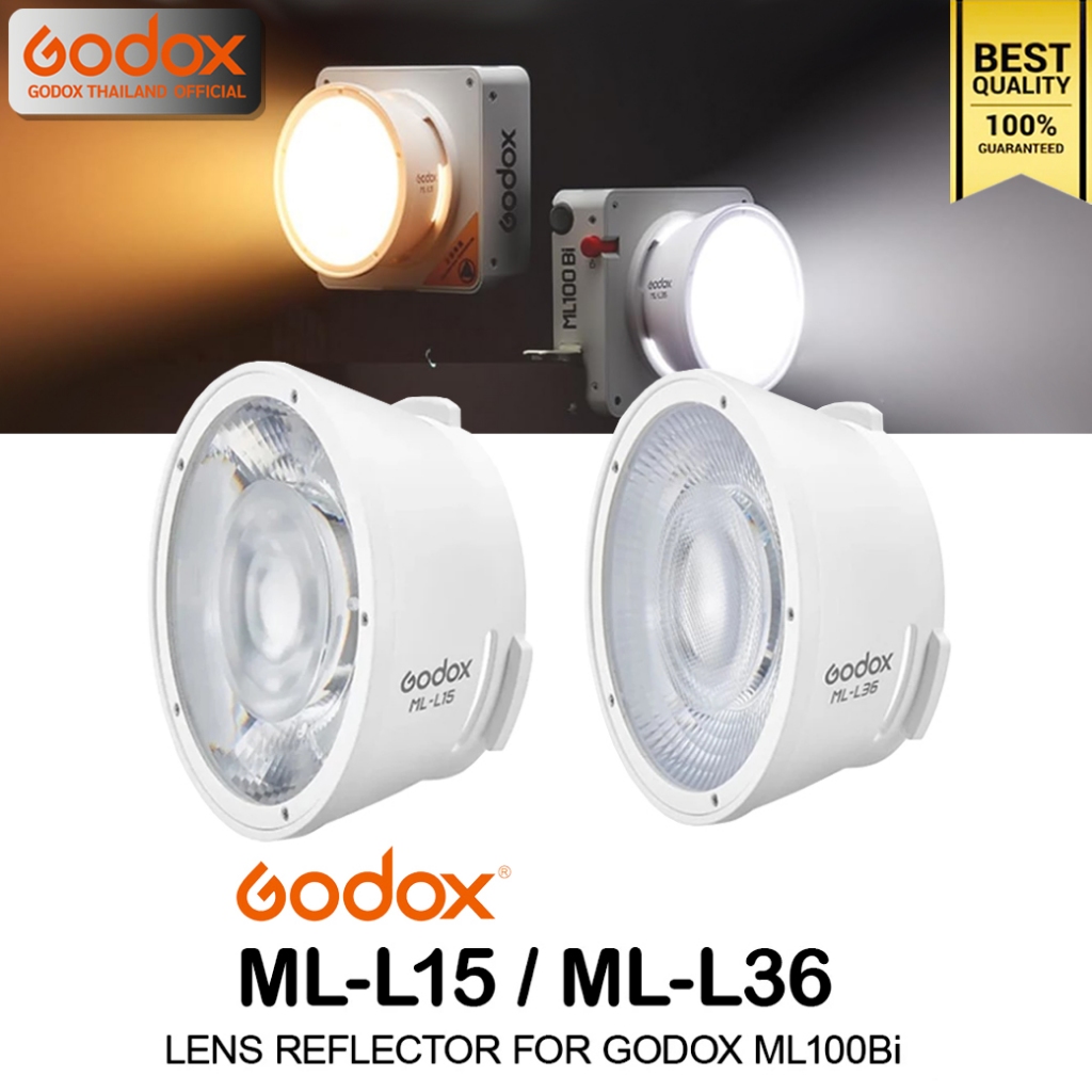 Godox Lens Reflector ML-L15, ML-L36 For LED ML100Bi