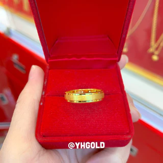 แหวนทองครึ่งสลึง Yonghenggold รอบวงขนแมว ทองคำแท้96.5%
