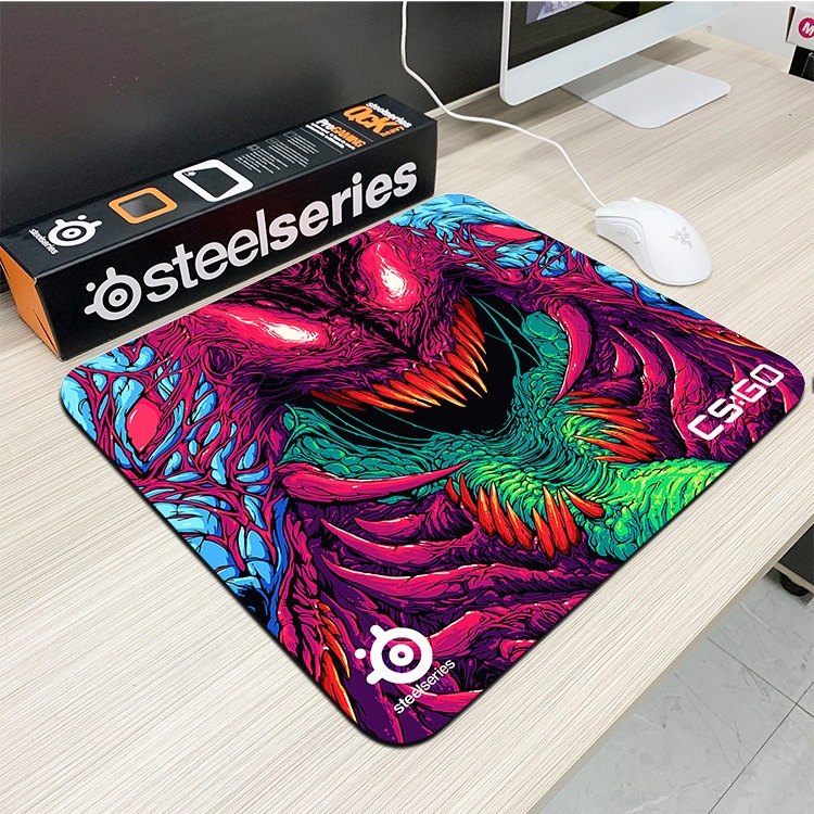 แผ่นรองเมาส์ 450*400*4mm แบบหนา ขนาด XL ของอยู่ไทยพร้อมส่ง
