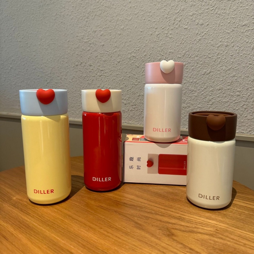 Dillerแท้ แก้วน้ำน่ารัก❤️กระบอกน้ำเก็บความเย็น-ร้อง ขนาด280mlเล็กแบบพกพา สแตนเลส316 - รูปที่ 3