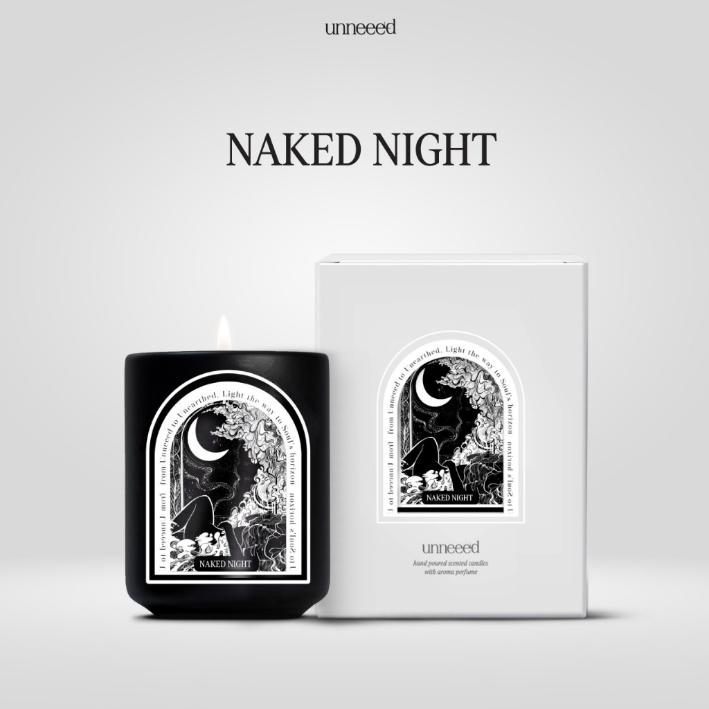 unneeed เทียนหอม scented candle : Naked Night