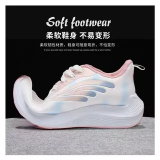 (S-1107) รองเท้าผ้าใบผู้หญิง สีดำ สีขาว แต่งลายสดใส สปอร์ต รองเท้ากีฬาแฟชั่น รองเท้าผ้าใบลำลอง ใส่เที่ยว ใส่ออกกำลังกาย