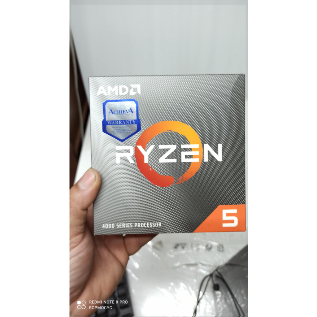 CPU (ซีพียู) AMD RYZEN 5 4500 3.6 GHz (SOCKET AM4) ครบกล่อง มือสอง ประกันเหลือยาว