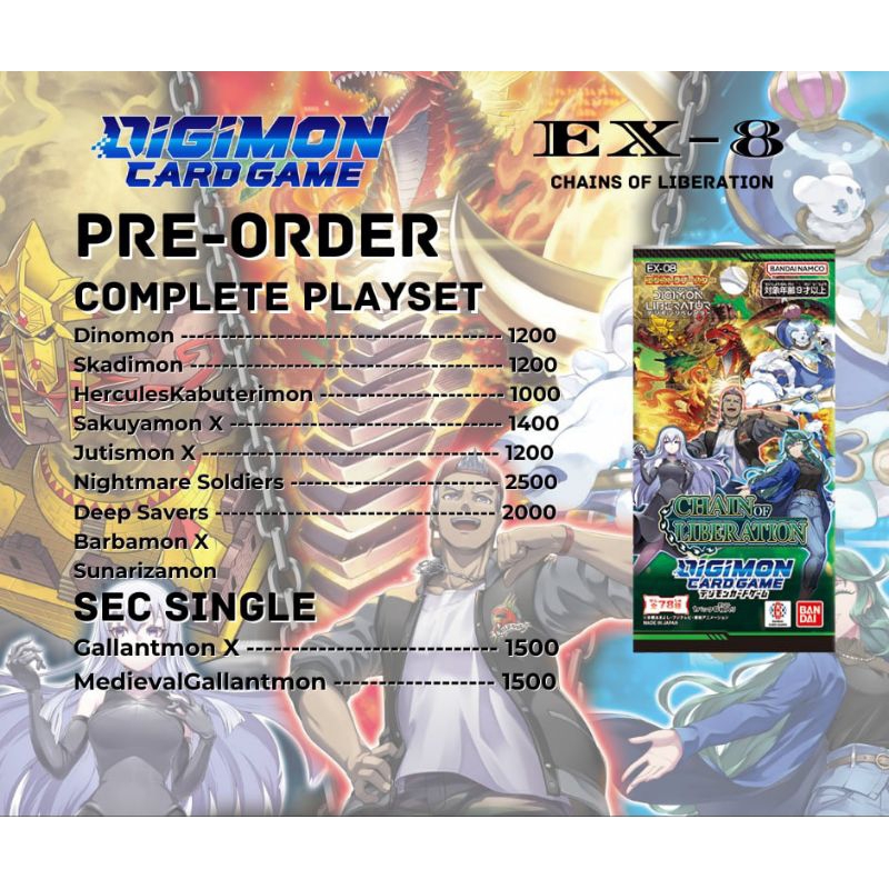 Pre-Order EX-08 Complete Playset And SEC Single