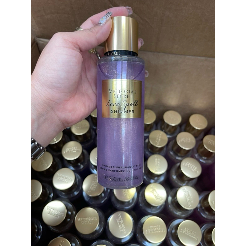Victoria's Secret Love Spell Shimmer Fragrance Mist 250ml. ของแท้