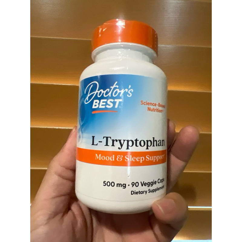 Doctor's Best L-Tryptophan with TryptoPure 500 mg 90 Veggie Caps