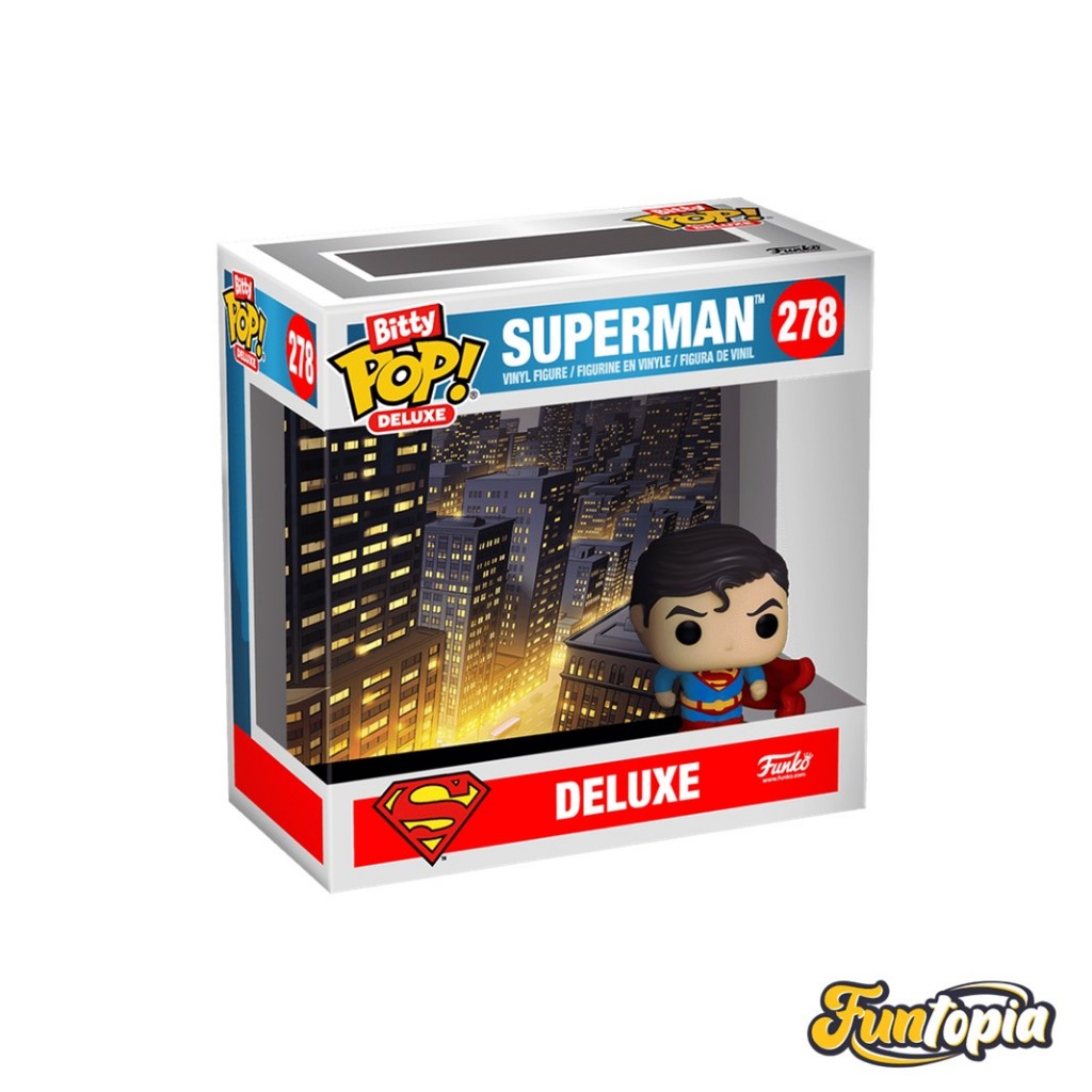 Funko Bitty POP! (81299) - Superman (City Scape) (278) Bitty POP! Deluxe