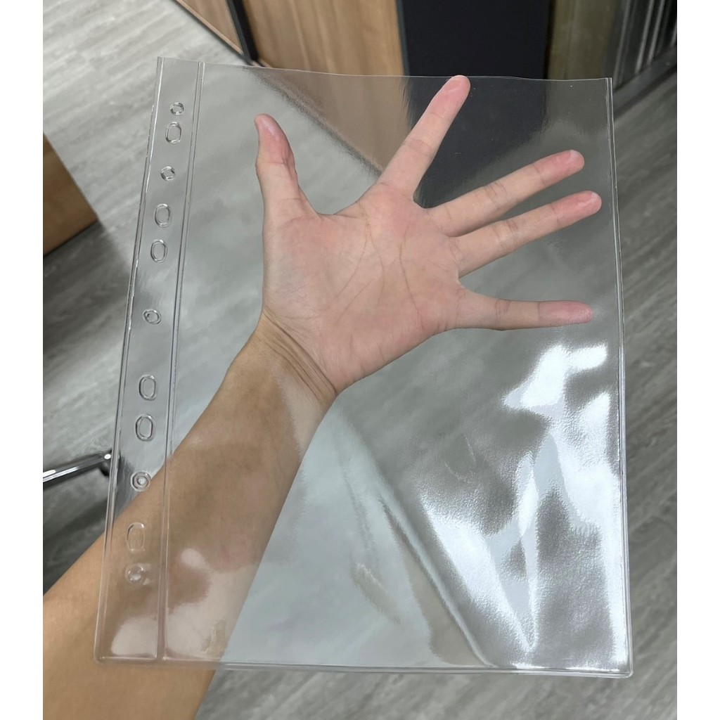 ซอง PVC ใส่เอกสาร ขนาด A4 ซองใส่เมนู ไส้แฟ้มใส่เอกสาร พร้อมเจาะรูที่สันซอง ราคา ถูกที่สุด ดีลบีเคเค แกลเลอรีภาพที่ 7