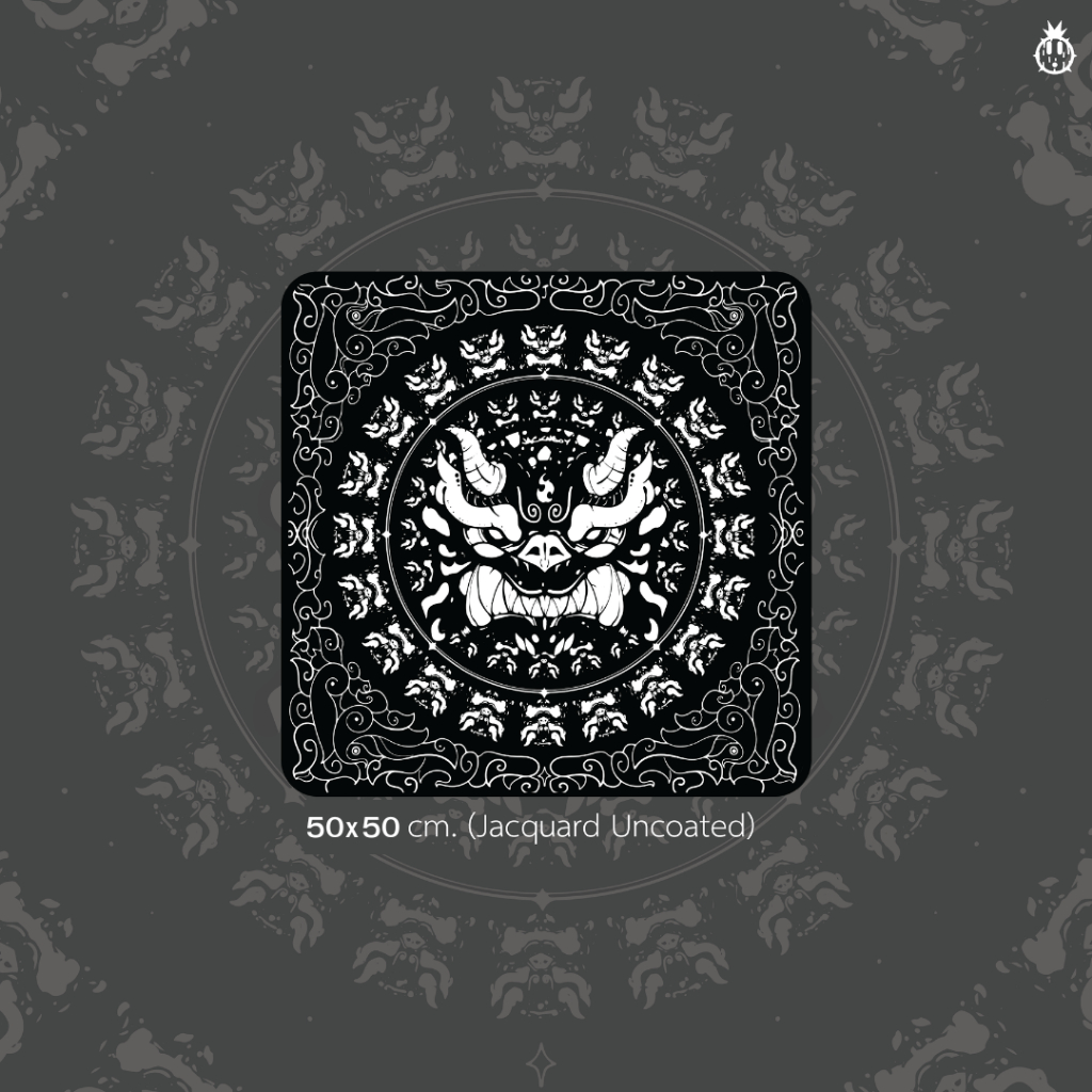 Jacknboy Unique mousepad :HELLBOUND (  เฮลล์บาวด์  )  50x50 cm. FPS SIZE