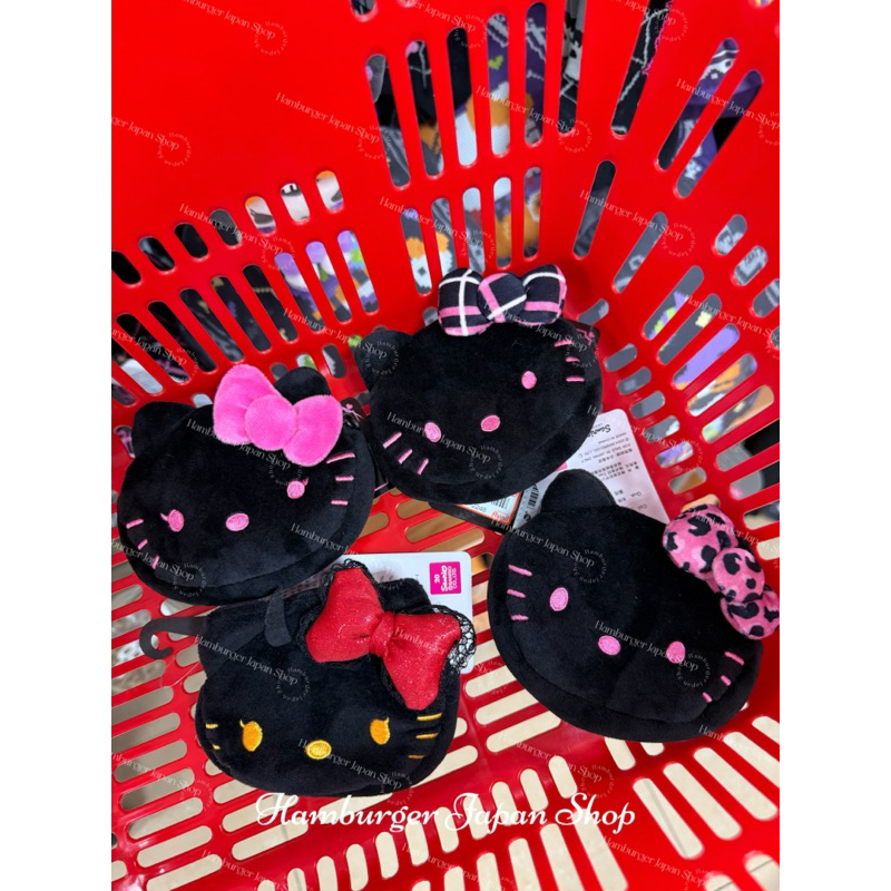 Hello Kitty Special Limited Kitty in Black กระเป๋าสตางค์พวงกุญแจคิตตี้สีดำ