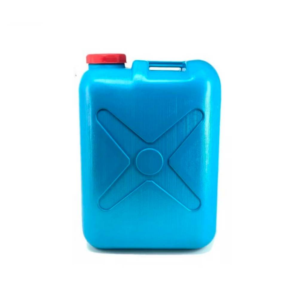 ถังแกลลอนใส่น้ำมัน สีฟ้า ถังทรงกระบอกปากกว้าง ถังแกลลอนพลาสติก ขนาด 10 ลิตร