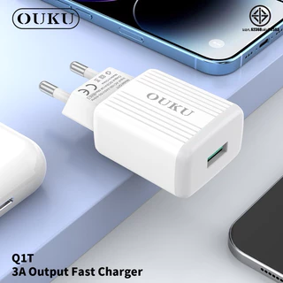 🔥หัวชาร์จ+สายชาร์จ OUKU Q1-T ชาร์จเร็ว Charger Set Fast Charging 2.4A สำหรับ สำหรับ Micro USB/lighting/Type C