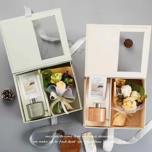 Sunflower66 เซ็ตของขวัญ กล่องของขวัญช่อดอกไม้และน้ำหอม ของขวัญเทศกาลต่างๆ พร้อมส่ง