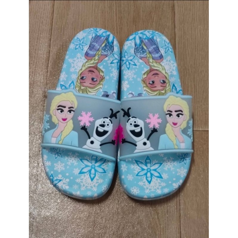 รองเท้าเด็ก สวมแตะ ลายเอลซ่า