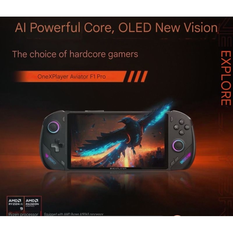Preorder Onexplayer Onexfly F1 Pro Oled AMD AI HX365 HX370 Handheld Gaming เครื่องเล่นเกมพกพา