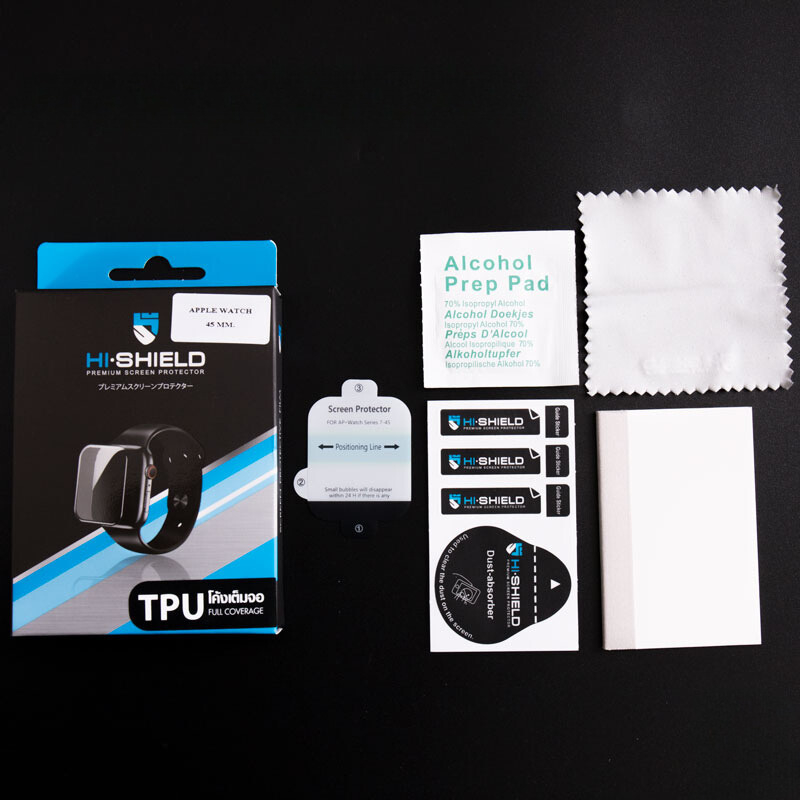 Hishield TPU ฟิล์มกันรอย For Apple Watch Series 10 / Series SE / Series 9 / Series 8 / Series 7 / Series 6 / Series 5