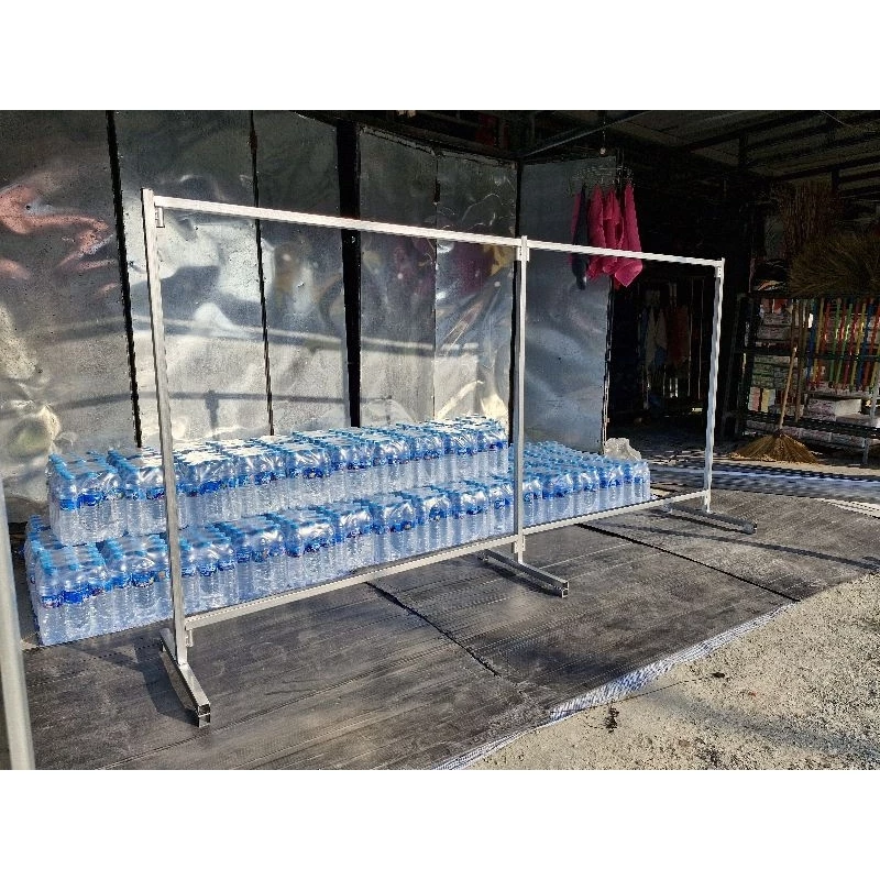 ราวเหล็กกล่อง สูง120×120ชม.//สูง120×240ชม. เหล็กชุปกัลวาในช์ไม่เป็นสนิม