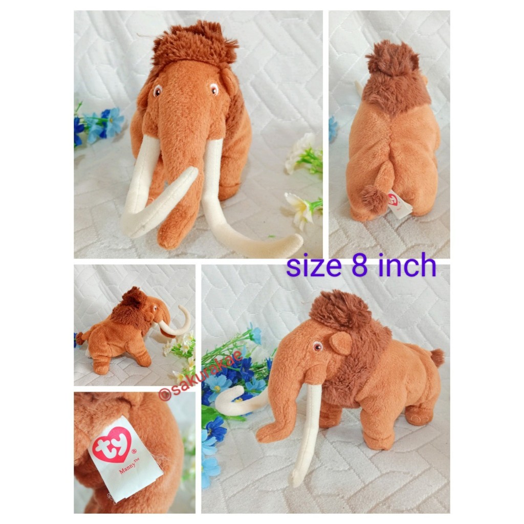 (พร้อมส่ง) ตุ๊กตาสัตว์ ไอซ์ เอจ ​​Ice Age เจาะยุคน้ำแข็งมหัศจรรย์ โล๊ะช็อป/ มือสอง งานลิขสิทธิ์แท้