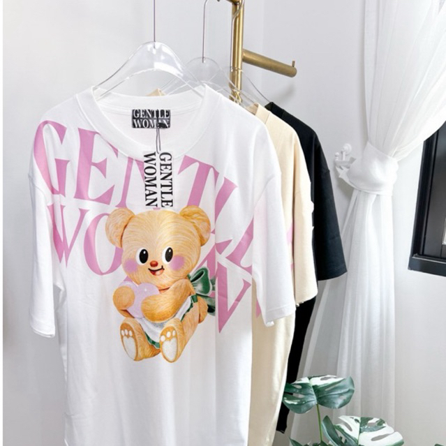 เสื้อยืด oversize ทรงสวย ลายสกรีนแน่นๆสวยๆ ใส่สบายมาก cotton100%