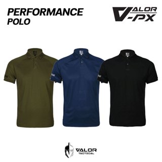 VALOR PX - Performance Polo Shirt เสื้อโปโลชาย เสื้อคอปก แขน…