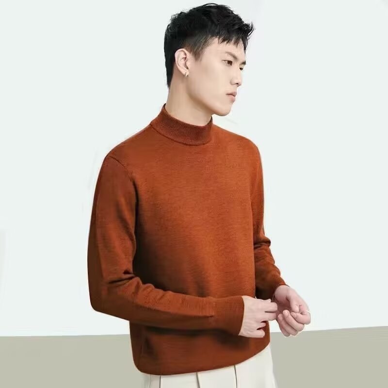 MNO.9 Sweater MY888 สเวตอร์เตอร์ไหมพรมคอสูงสไตล์เกาหลี เสื้อไหมพรม เสื้อกันหนาว เสื้อคอเต่า