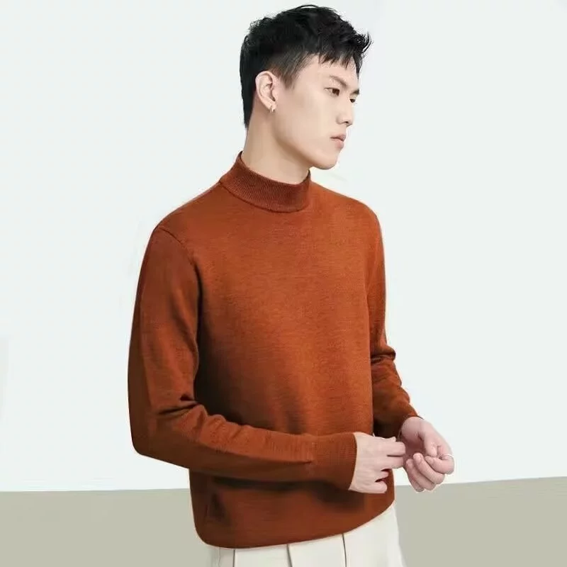 MNO.9 Sweater MY888 สเวตอร์เตอร์ไหมพรมคอสูงสไตล์เกาหลี เสื้อไหมพรม เสื้อกันหนาว เสื้อคอเต่า
