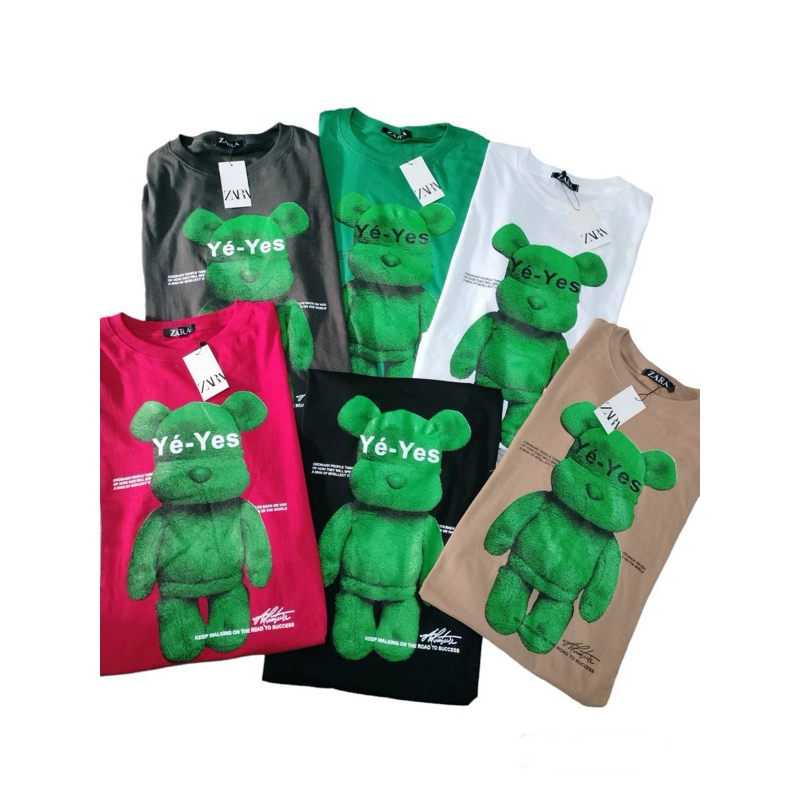 SIS.ON | พร้อมส่ง Oversize เสื้อยืดโอเวอร์ไซส์ No.23 หมีเขียว