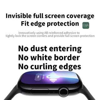 ฟิล์ม TPU ลงโค้ง ช่วยติด ของ A watch film iwatch Series 11 10 9 8 7 6 SE /5 4 / 3 / 2 / 1 ฟิล์มสําหรับแอปเปิ้ลวอช